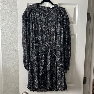 Elegant Black and Gray Women's Dress